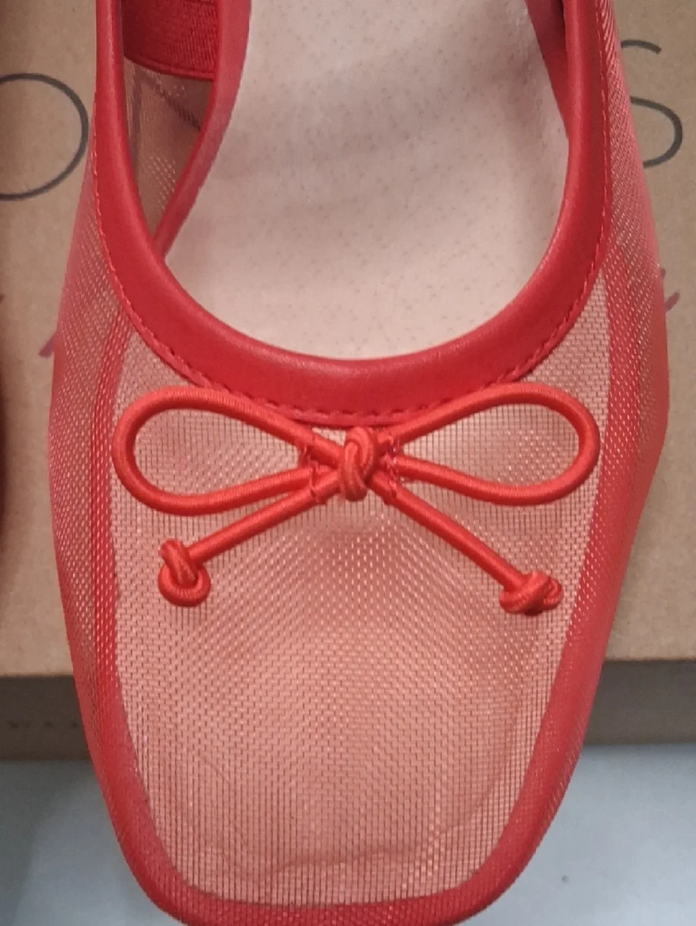 Coconuts by Matisse Red Bow Ballet Flats - Picture 2 of 7